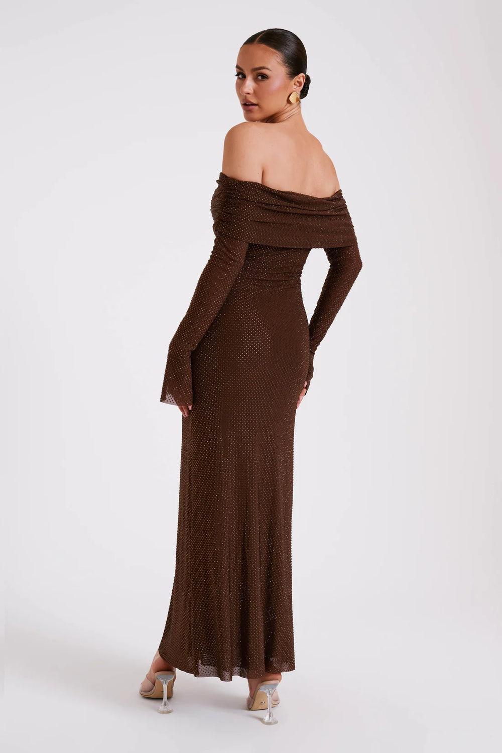Lucero™ | Vestido Elegante Con Efecto Spray