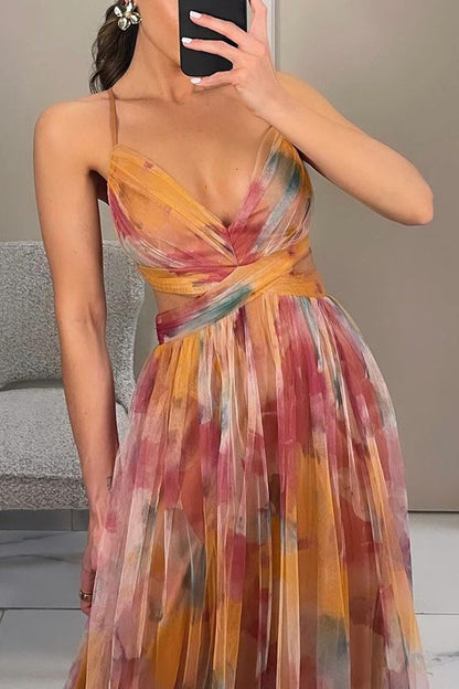 Gisela  - Maxi-Vestido Con Estampado Floral