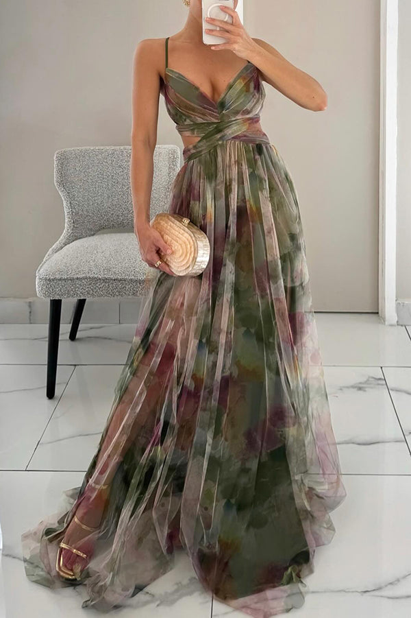 Gisela  - Maxi-Vestido Con Estampado Floral