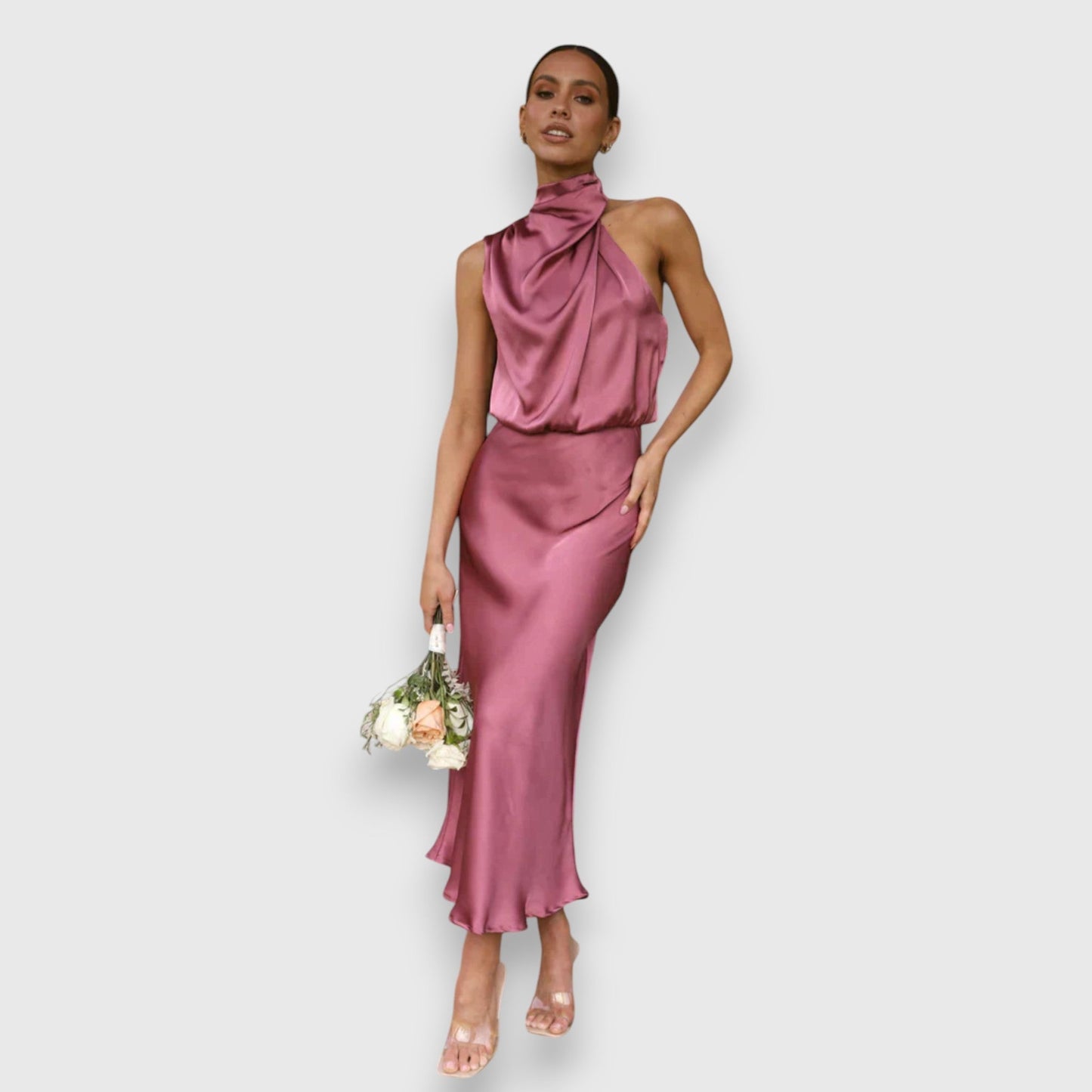 Zenaida – Vestido Midi Atemporal