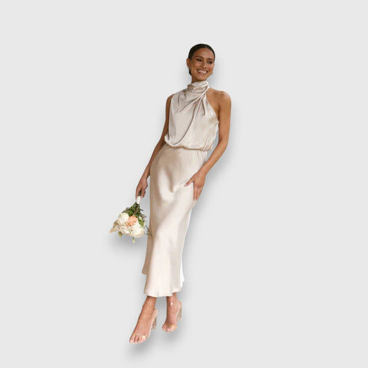 Zenaida – Vestido Midi Atemporal