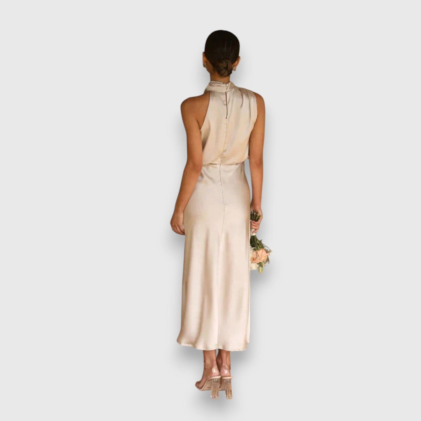 Zenaida – Vestido Midi Atemporal