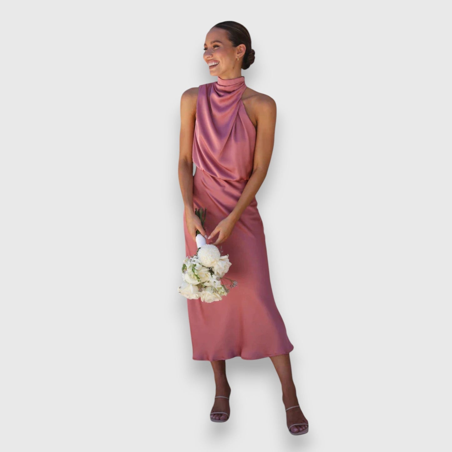 Zenaida – Vestido Midi Atemporal