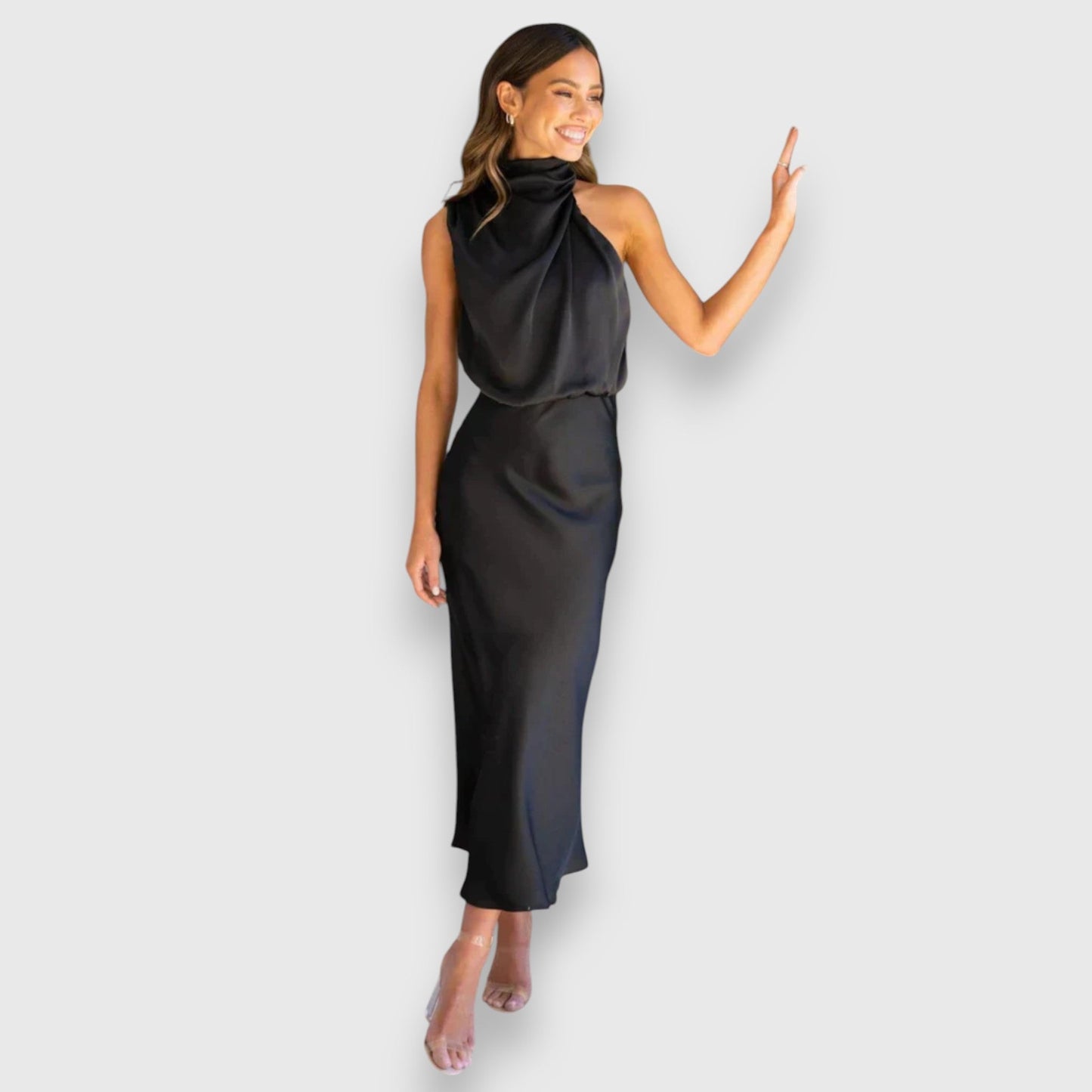 Zenaida – Vestido Midi Atemporal