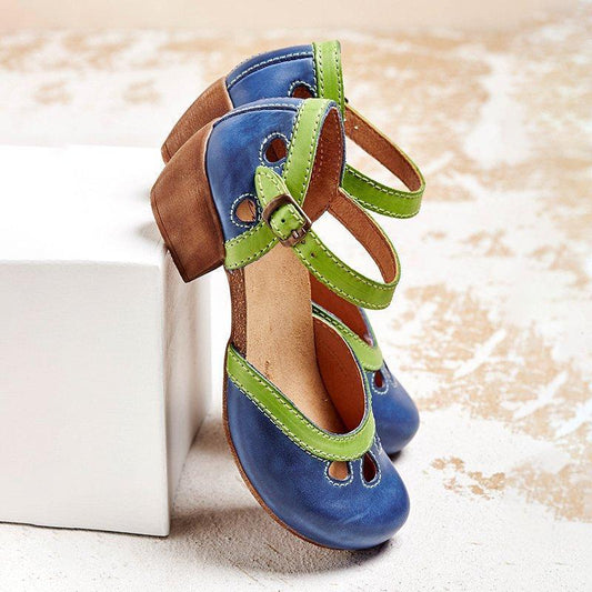 Amalia - Zapatos Con Tacón Bajo Confortables