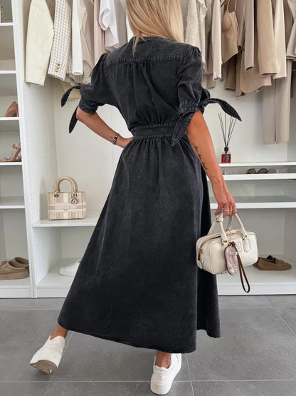 Luna | Vestido De Mezclilla Deslumbrante