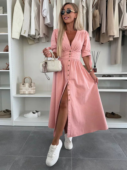 Luna | Vestido De Mezclilla Deslumbrante
