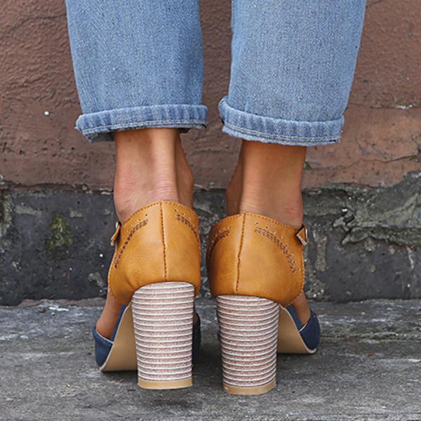 Marcia™ | Zapatos Con Tacón Y Estilo Retro