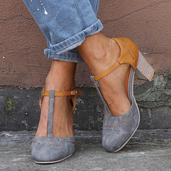 Marcia™ | Zapatos Con Tacón Y Estilo Retro