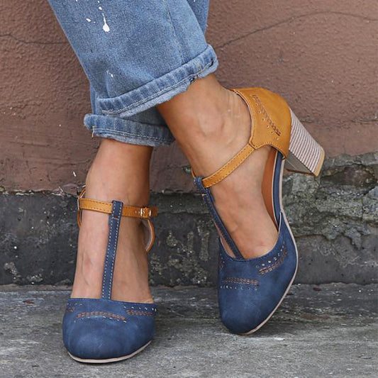 Marcia™ | Zapatos Con Tacón Y Estilo Retro