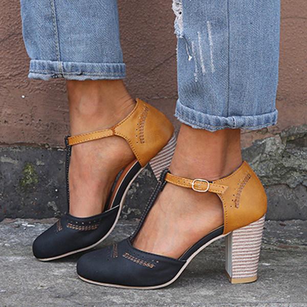Marcia™ | Zapatos Con Tacón Y Estilo Retro