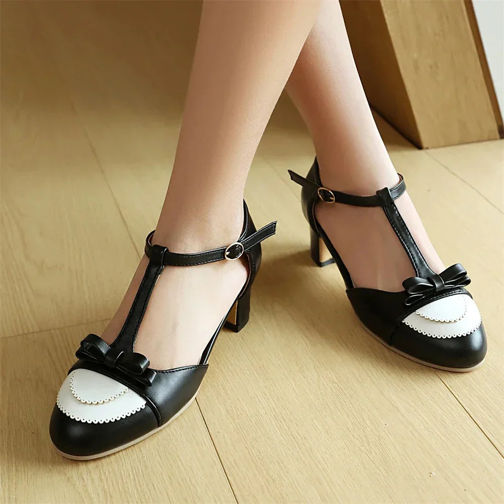 Pilar | Zapatos Con Tacón Elegantes Clásicas