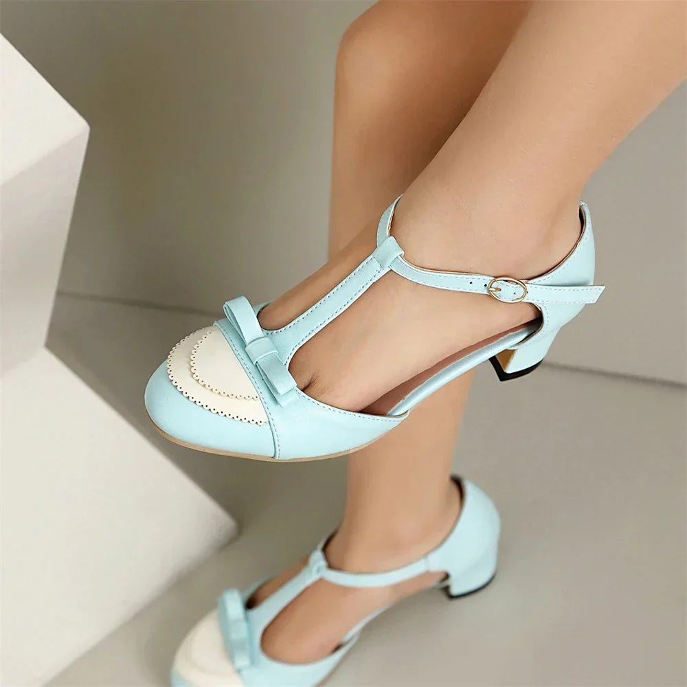 Pilar | Zapatos Con Tacón Elegantes Clásicas