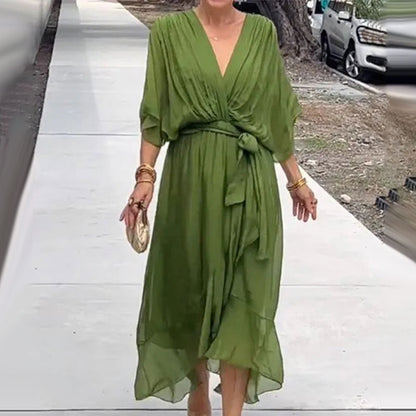 Alicia - Vestido Midi Fluido Con Estilo Boho