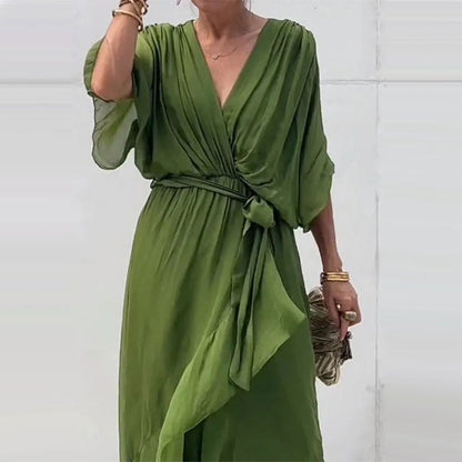 Alicia - Vestido Midi Fluido Con Estilo Boho