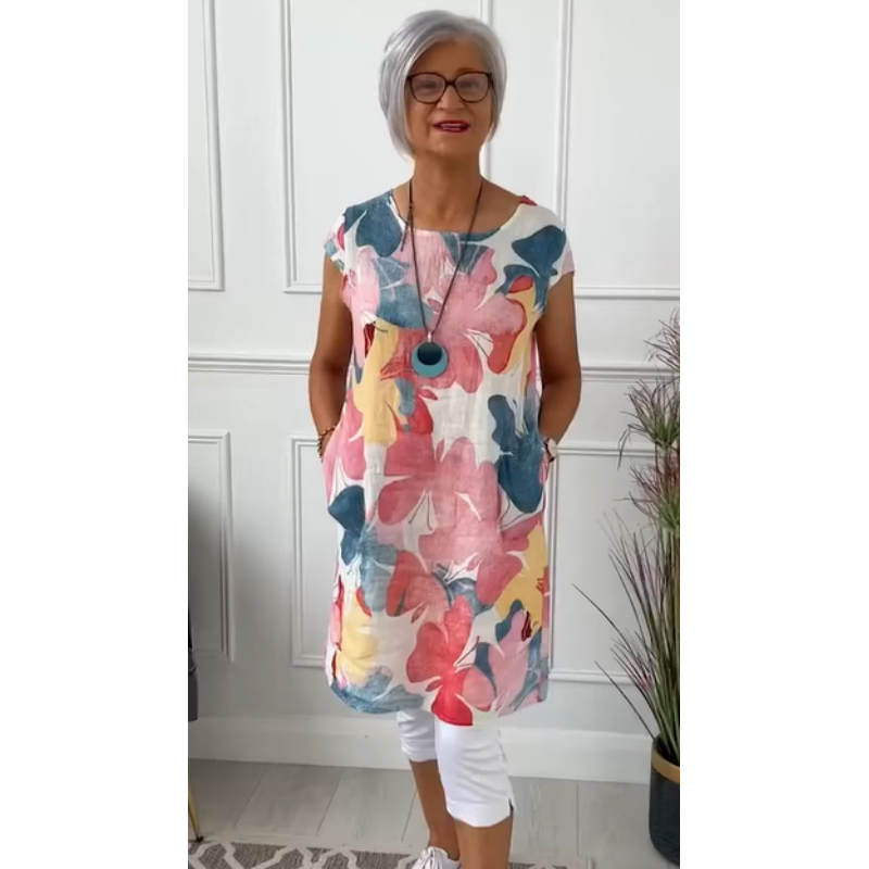 Anita™ | Elegante Vestido De Cuello Redondo
