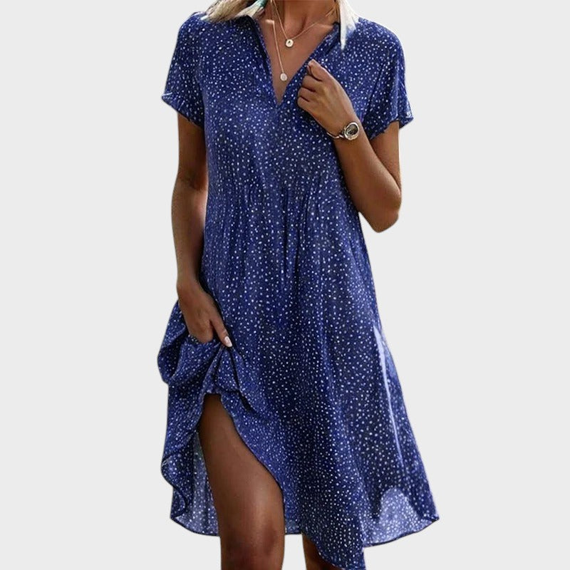 Victoria - Vestido Midi De Lunares